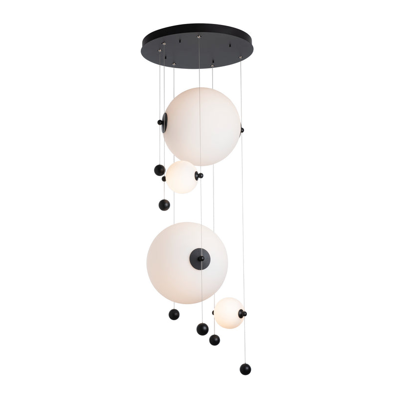 Hubbardton Forge 139052-LED-STND-10-GG0694 LED Pendant, Black
