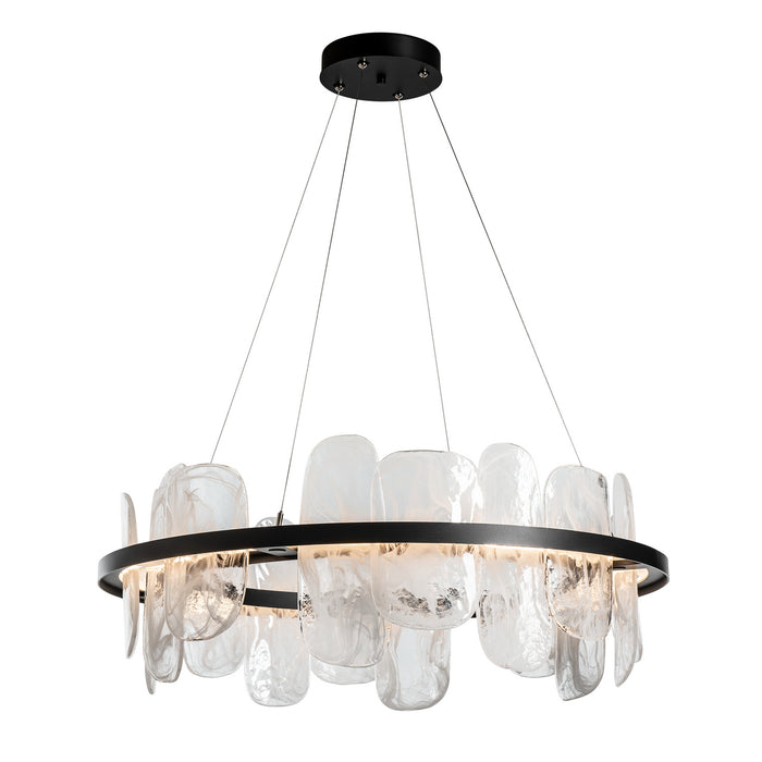 Hubbardton Forge 139660-LED-STND-10-YR0708 LED Pendant, Black