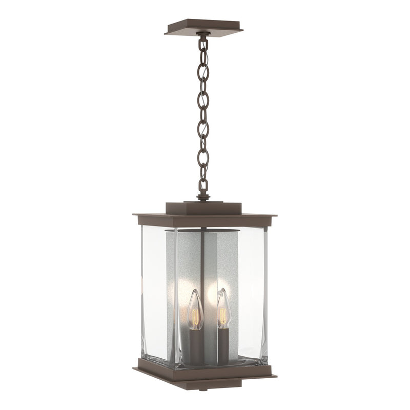 Hubbardton Forge 356840-SKT-75-81-ZM0703 Four Light Outdoor Lantern, Coastal Bronze
