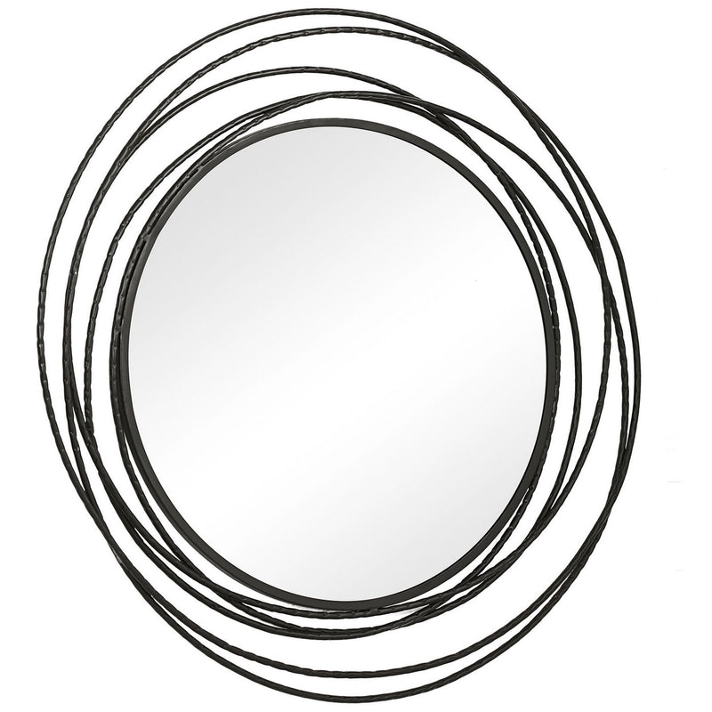 Uttermost 09704 Mirror, Satin Black