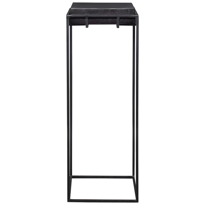 Uttermost 25107 Pedestal, Dark Oxidized Black