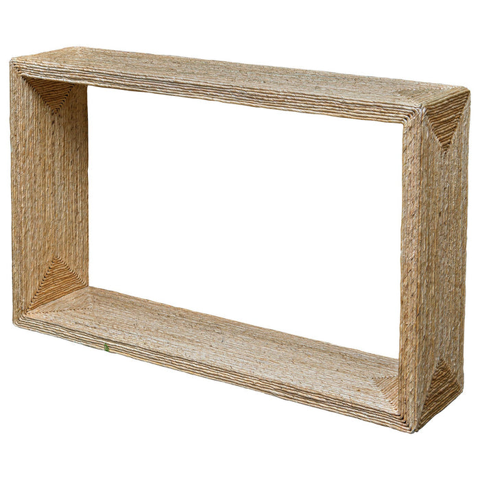 Uttermost 25499 Console Table, Natural Woven Banana Plant
