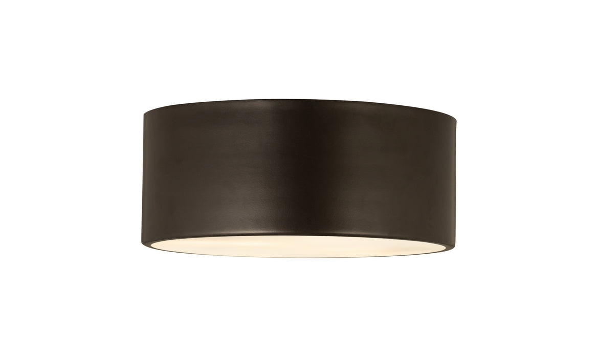 Z-Lite 2302F2-BRZ Two Light Flush Mount, Bronze
