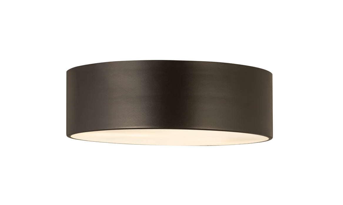 Z-Lite 2302F3-BRZ Three Light Flush Mount, Bronze