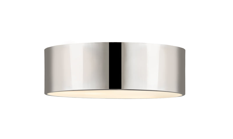 Z-Lite 2302F3-CH Three Light Flush Mount, Chrome