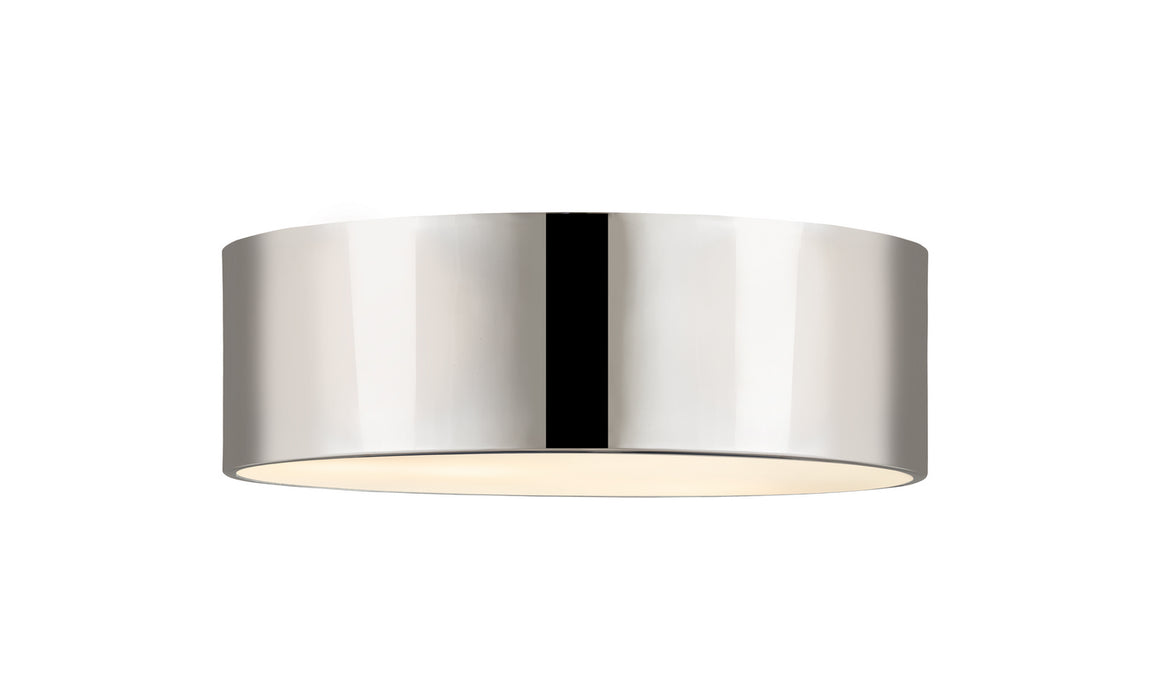 Z-Lite 2302F3-CH Three Light Flush Mount, Chrome