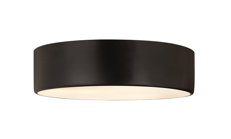 Z-Lite 2302F4-MB Four Light Flush Mount, Matte Black