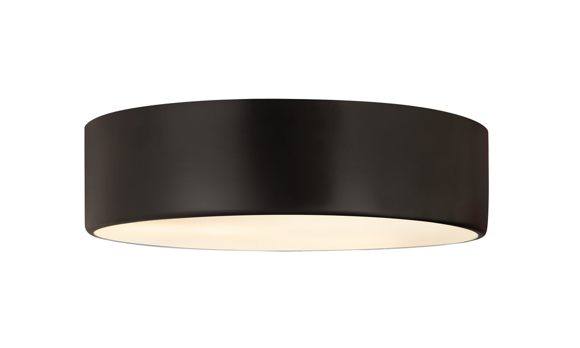 Z-Lite 2302F4-MB Four Light Flush Mount, Matte Black
