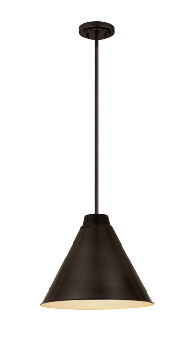 Z-Lite 6011P18-BP One Light Pendant, Bronze Plate