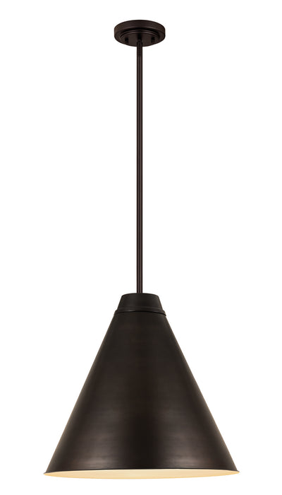 Z-Lite 6011P24-BP One Light Pendant, Bronze Plate