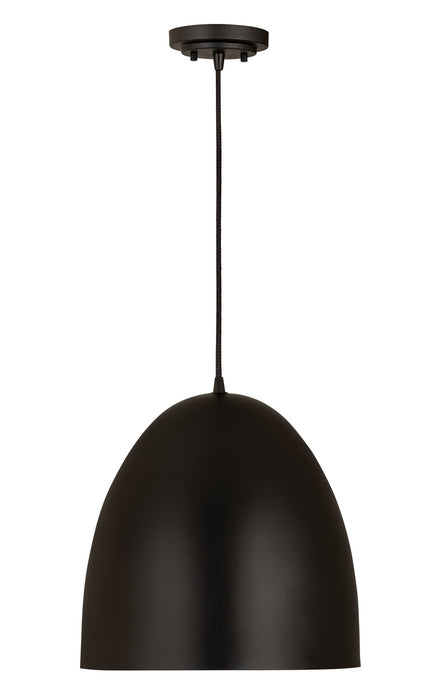 Z-Lite 6012P19-SBK Three Light Pendant, Satin Black
