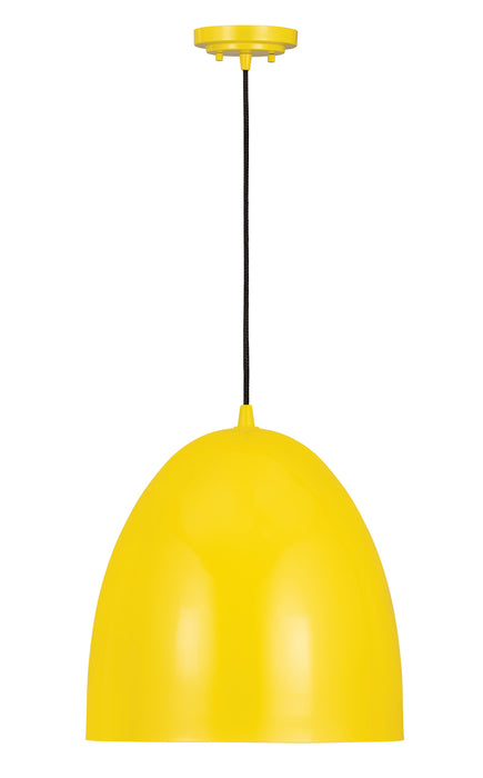 Z-Lite 6012P19-YEL Three Light Pendant, Yellow