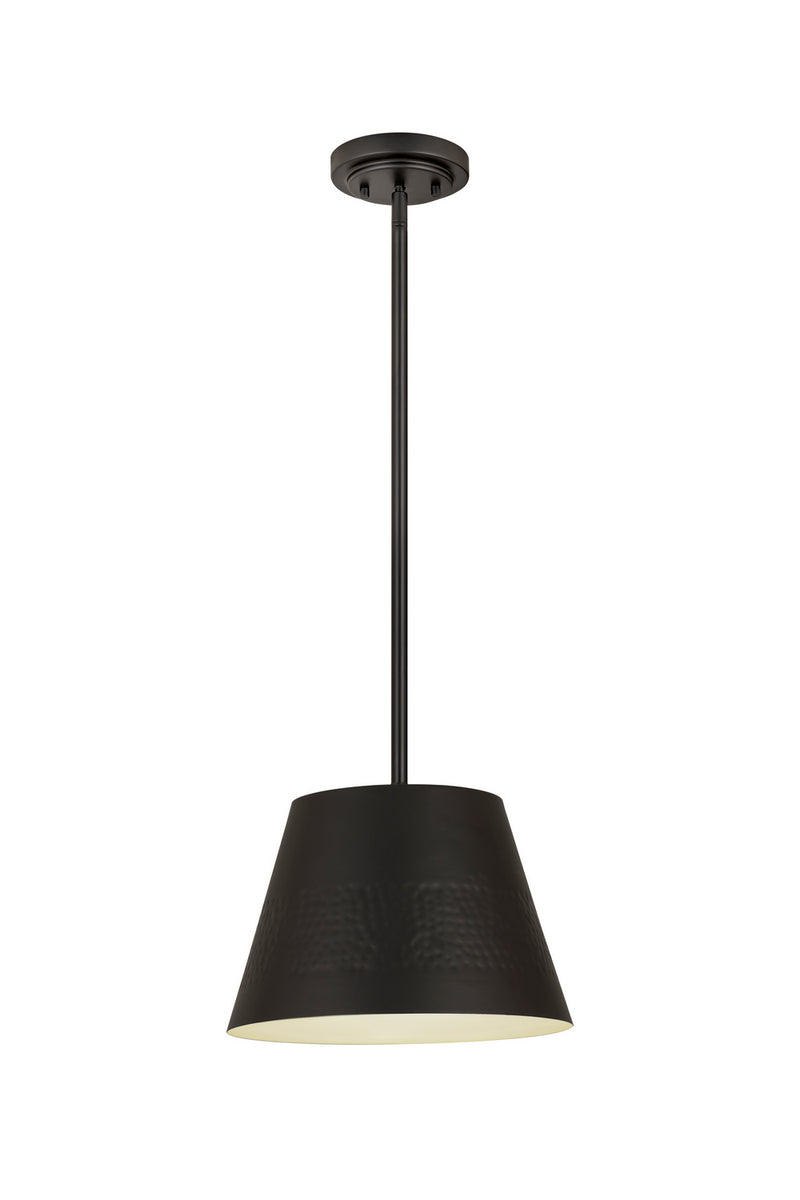 Z-Lite 6013-12MB One Light Pendant, Matte Black