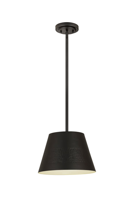 Z-Lite 6013-12MB One Light Pendant, Matte Black