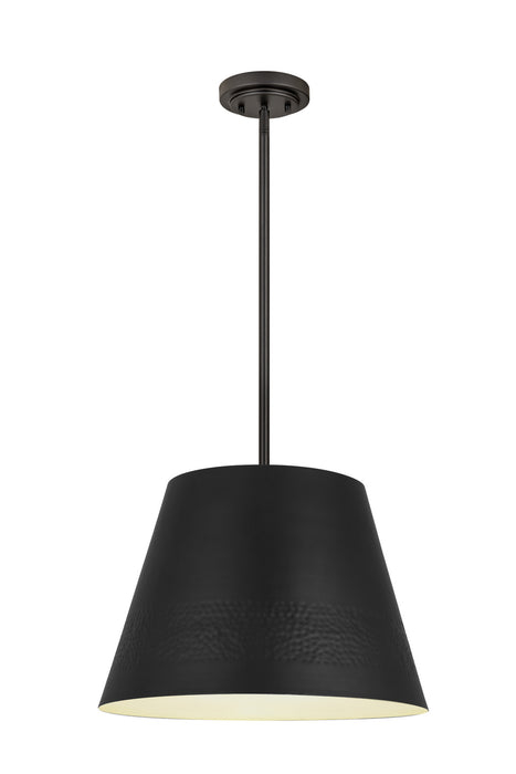 Z-Lite 6013-18MB One Light Chandelier, Matte Black