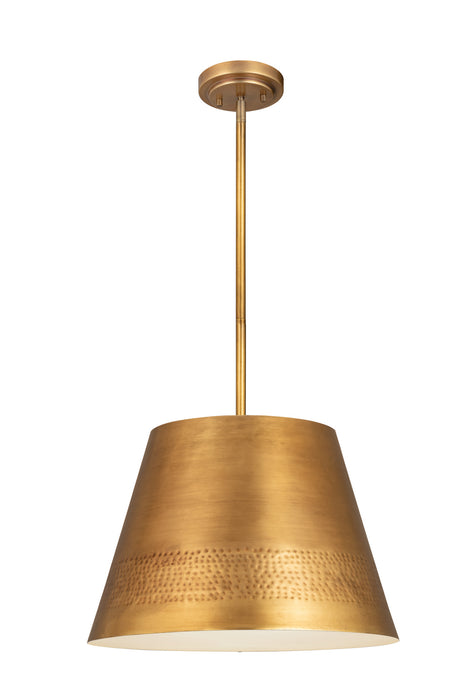 Z-Lite 6013-18RB One Light Chandelier, Rubbed Brass