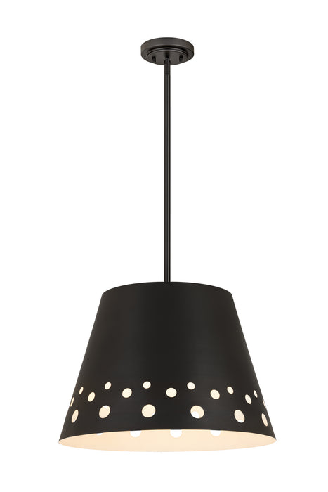 Z-Lite 6014-18MB One Light Chandelier, Matte Black