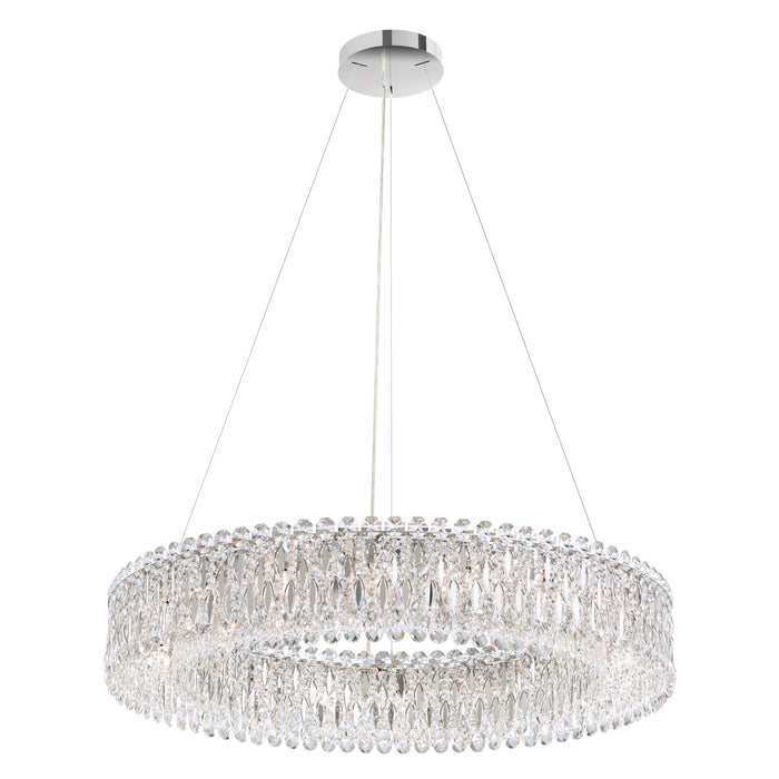 Schonbek RS8349N-401H 18 Light Pendant, Polished Stainless Steel