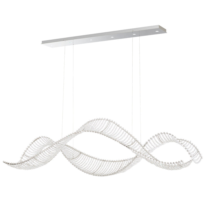 Schonbek SRI500N-SS1S LED Linear Pendant, Stainless Steel
