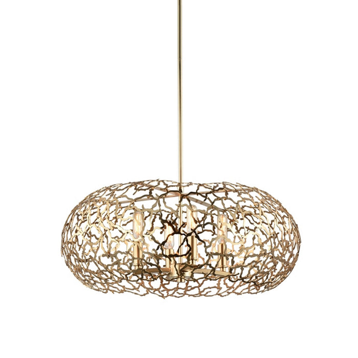 Zeev Lighting CD10030-8-SG Eight Light Chandelier, Matte Gold
