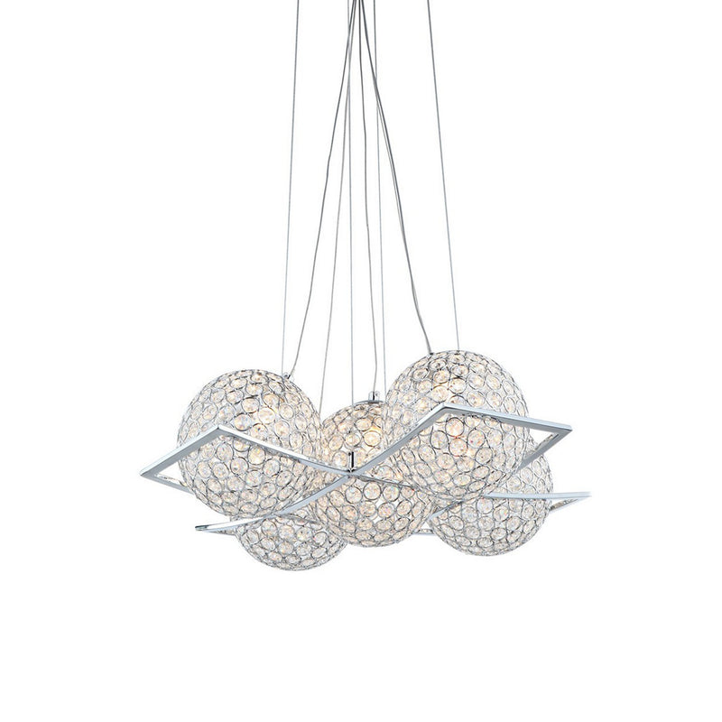 Zeev Lighting CD10083-5-CH Five Light Chandelier, Chrome