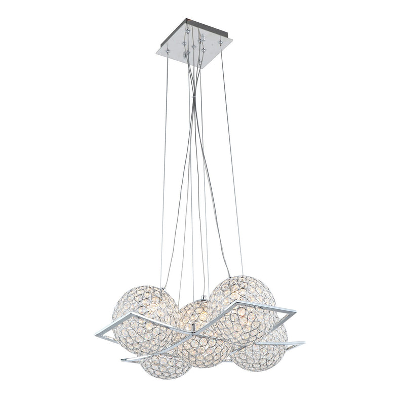 Zeev Lighting CD10083-5-CH Five Light Chandelier, Chrome