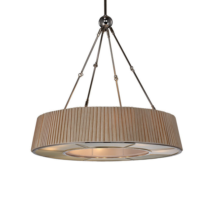 Zeev Lighting CD10105-8-PN Eight Light Chandelier, Polished Nickel