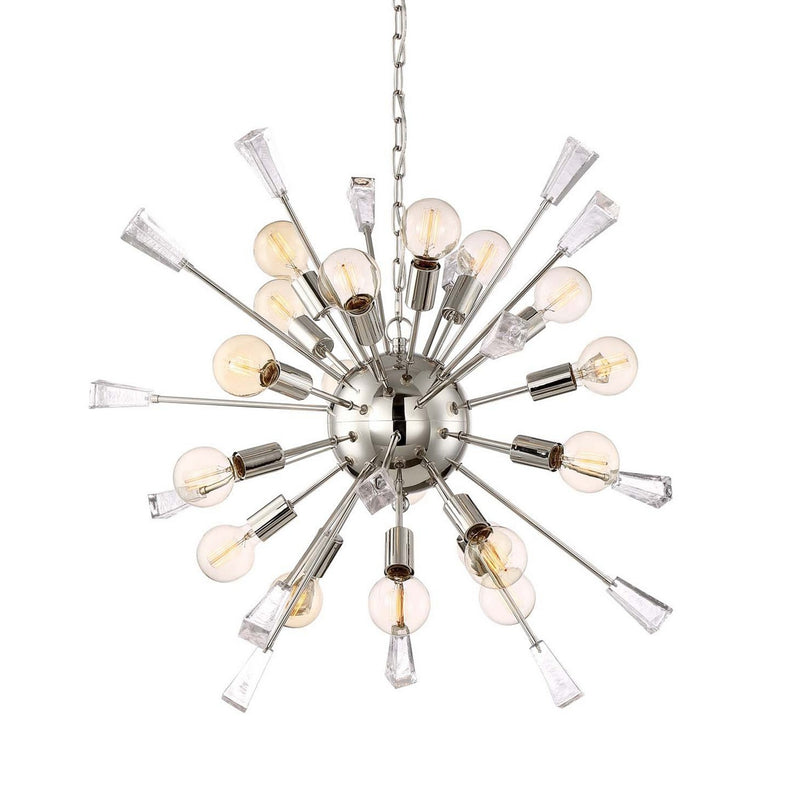 Zeev Lighting CD10167-18-PN 18 Light Chandelier, Polished Nickel