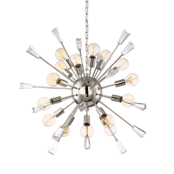 Zeev Lighting CD10167-18-PN 18 Light Chandelier, Polished Nickel