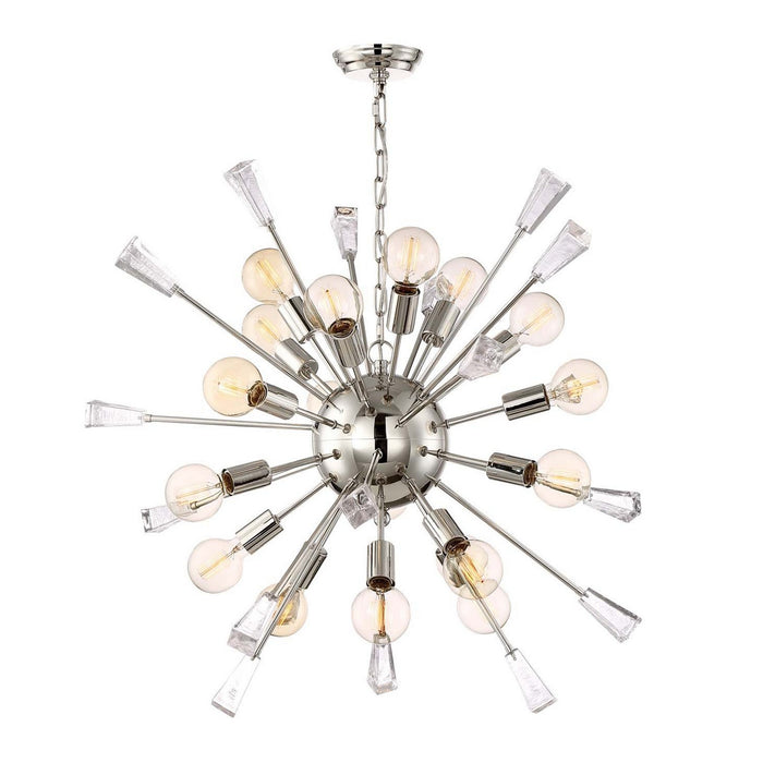 Zeev Lighting CD10167-18-PN 18 Light Chandelier, Polished Nickel