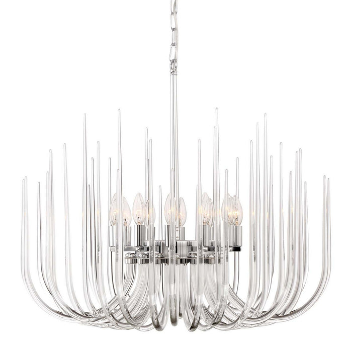 Zeev Lighting CD10177-12-CH 12 Light Chandelier, Chrome