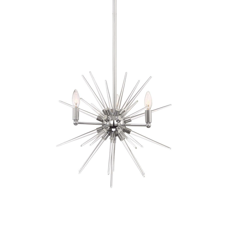 Zeev Lighting CD10178-4-CH Four Light Chandelier, Chrome