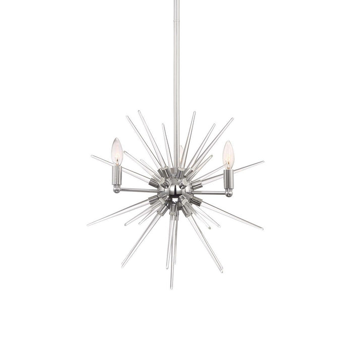 Zeev Lighting CD10178-4-CH Four Light Chandelier, Chrome