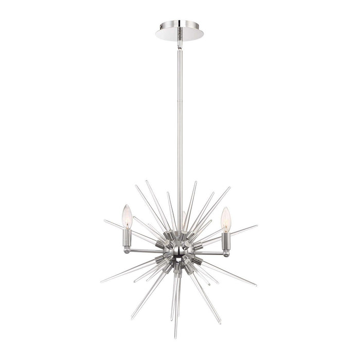 Zeev Lighting CD10178-4-CH Four Light Chandelier, Chrome