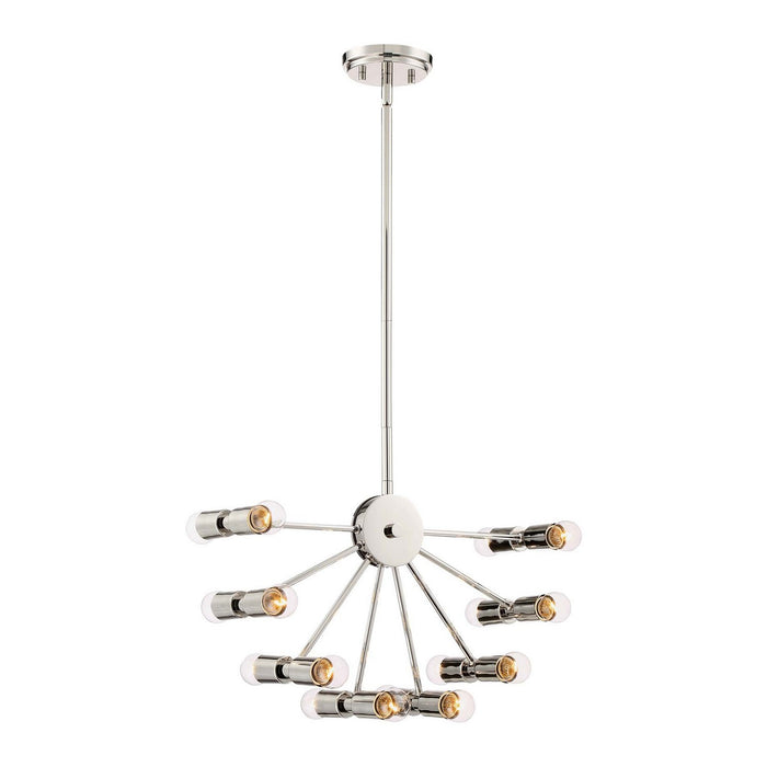 Zeev Lighting CD10180-16-PN 16 Light Chandelier, Polished Nickel