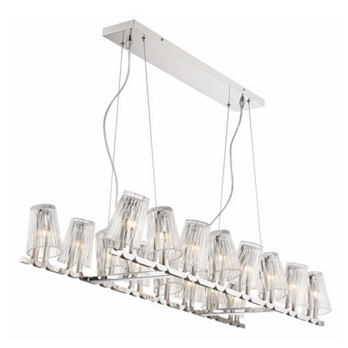 Zeev Lighting CD10185-16-CH 16 Light Chandelier, Chrome