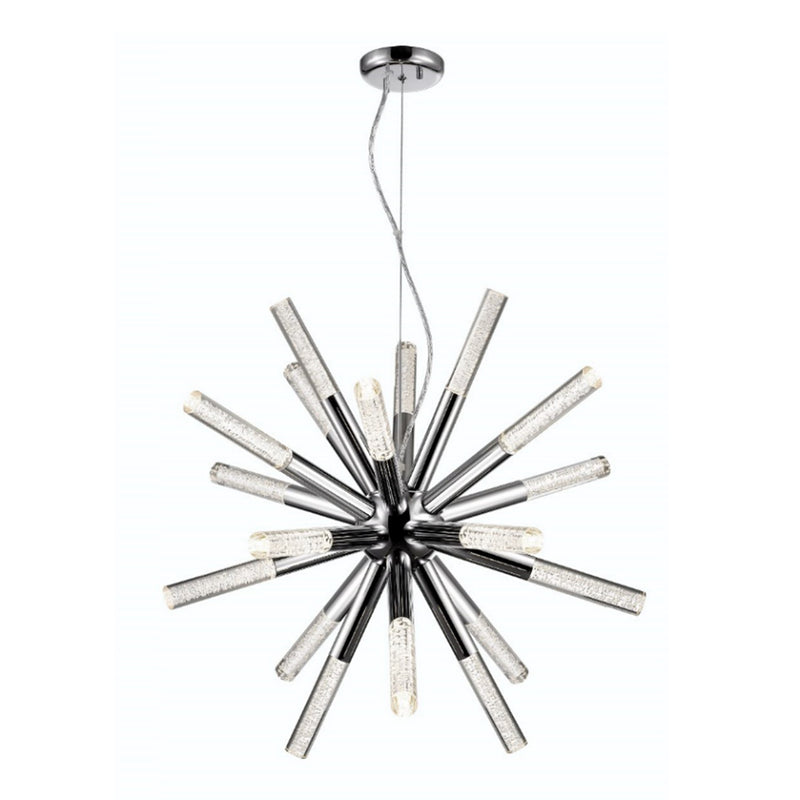 Zeev Lighting CD10234-LED-CH LED Chandelier, Chrome