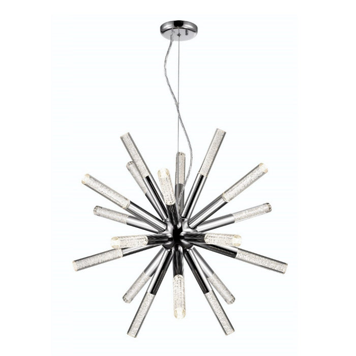 Zeev Lighting CD10234-LED-CH LED Chandelier, Chrome