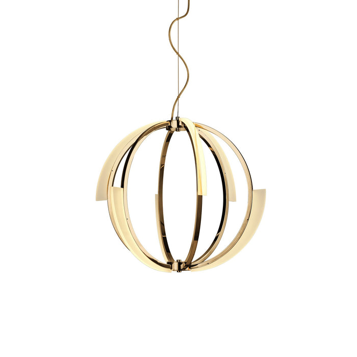 Zeev Lighting CD10348-LED-AGB LED Chandelier, Aged Brass