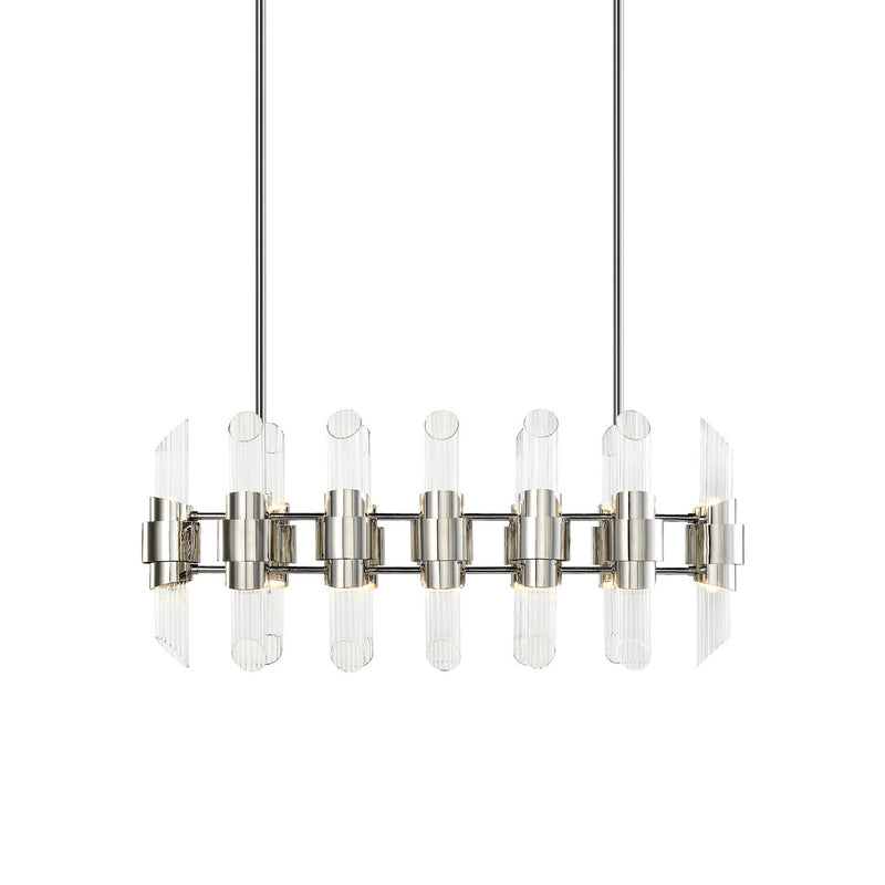 Zeev Lighting CD10368-24-PN 24 Light Chandelier, Polished Nickel