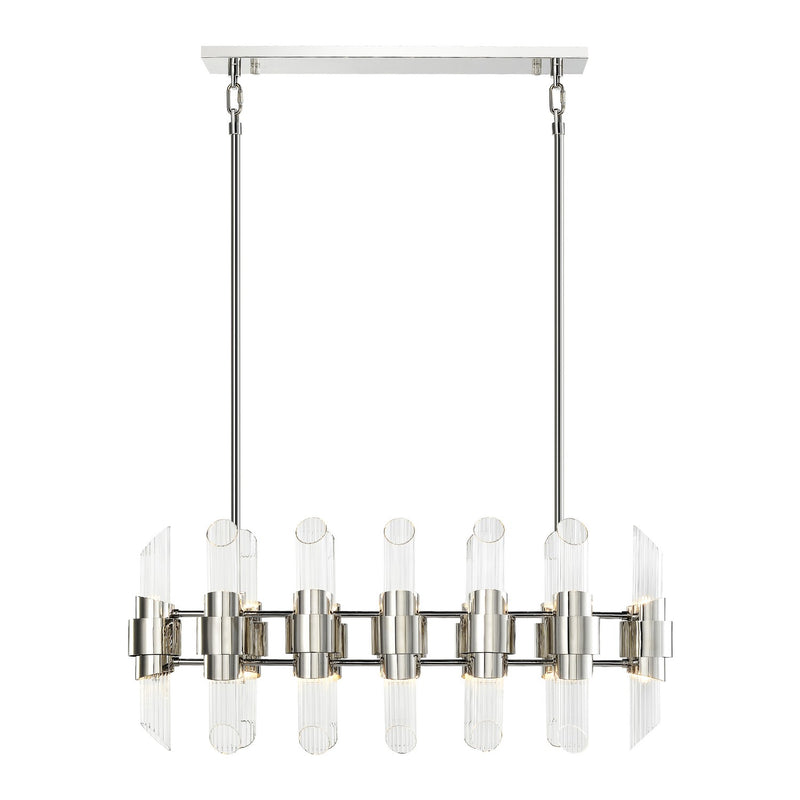 Zeev Lighting CD10368-24-PN 24 Light Chandelier, Polished Nickel
