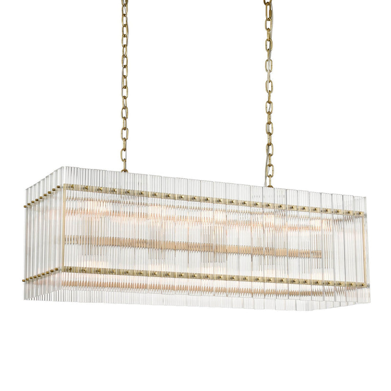 Zeev Lighting CD10403-20-AGB 20 Light Chandelier, Aged Brass