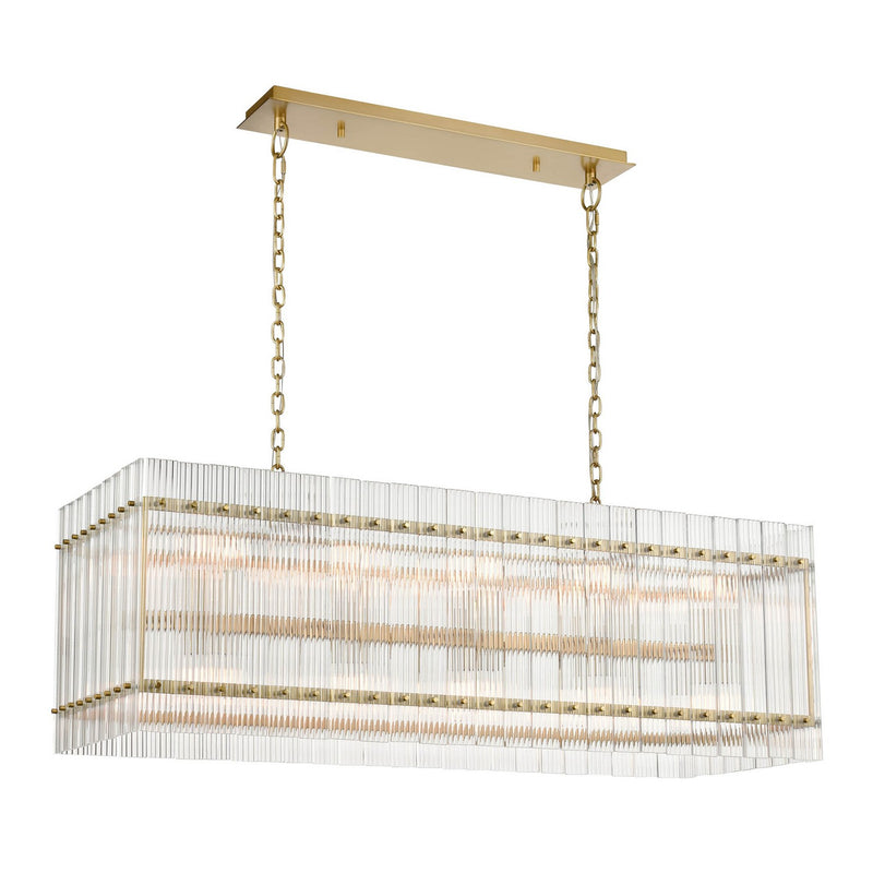 Zeev Lighting CD10403-20-AGB 20 Light Chandelier, Aged Brass