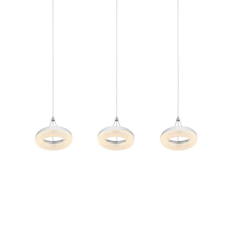 Zeev Lighting MP40034-LED-CH LED Mini Pendant, Chrome