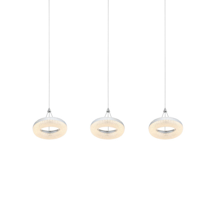 Zeev Lighting MP40034-LED-CH LED Mini Pendant, Chrome