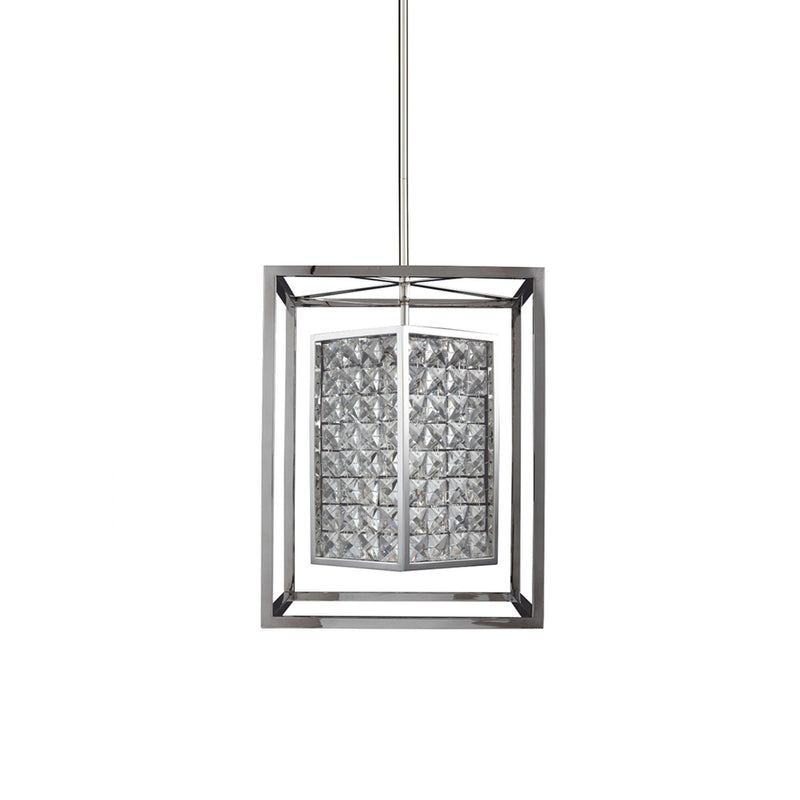 Zeev Lighting P30016-3-SS Three Light Pendant, Stainless Steel