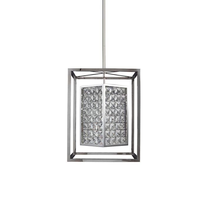 Zeev Lighting P30016-3-SS Three Light Pendant, Stainless Steel