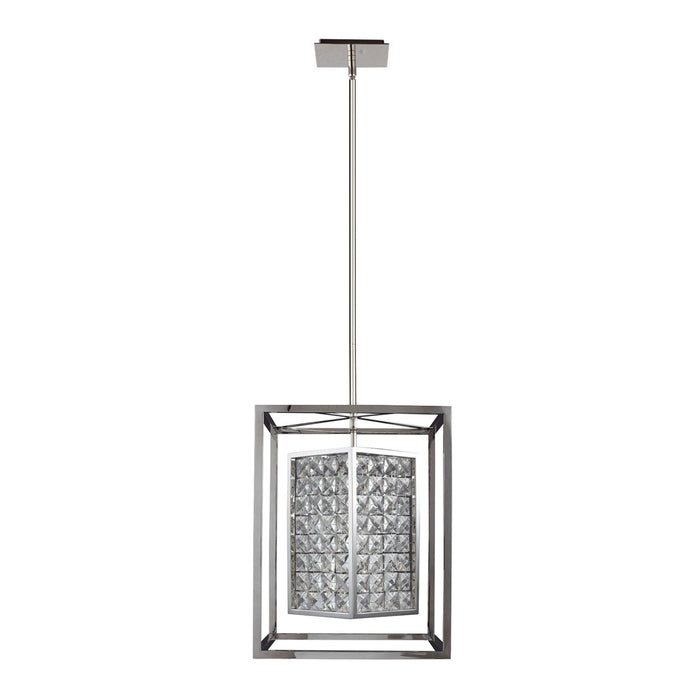 Zeev Lighting P30016-3-SS Three Light Pendant, Stainless Steel
