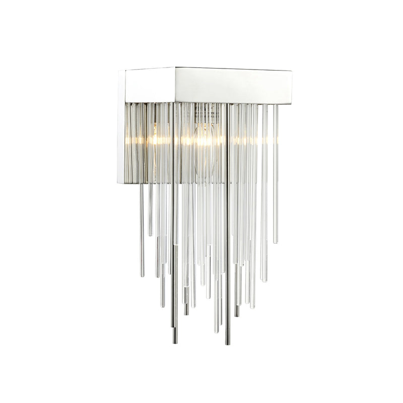 Zeev Lighting WS70044-1-PN One Light Wall Sconce, Polished Nickel