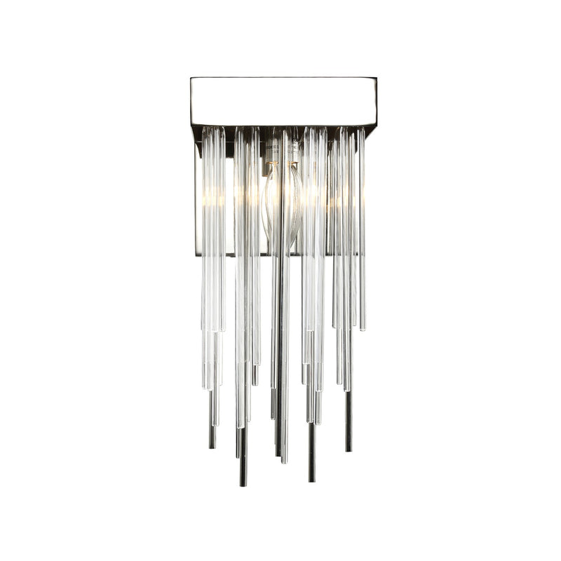 Zeev Lighting WS70044-1-PN One Light Wall Sconce, Polished Nickel